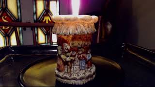 Hansel and Gretel Pillar Candle Burning Time-Lapse