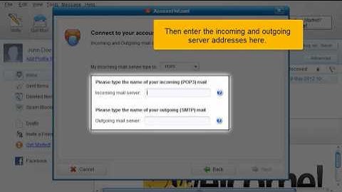 How to Configure a POP email Account in Incredimail (Flipper Host)