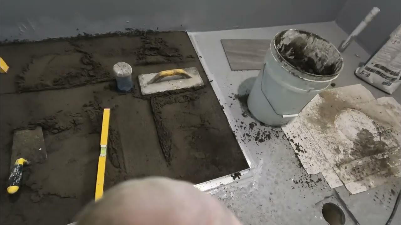 How to Screed a Shower Base for Correct Fall Without Splits YouTube