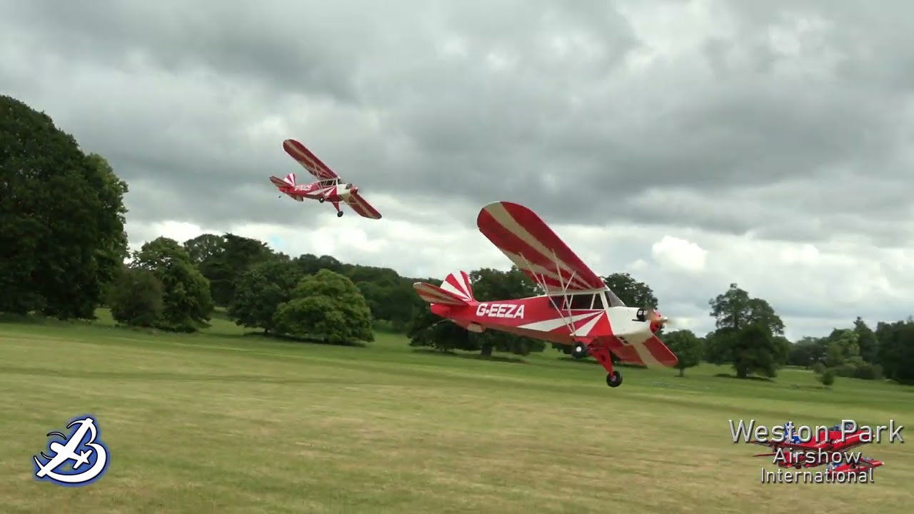 Giant Scale Cub Aerobatics! Az Aerosports Soars at Weston Park 2024