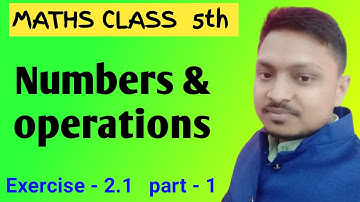 Class 5th Math । with PDF । Q-1 / Ex-2.1 । Numbers & Operations । part -1