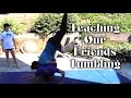 Teaching our friends gymnastics