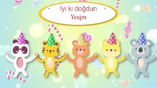 İyi Ki Doğdun Yeşim - İsme Özel Çocuk Doğum Günü Şarkısı