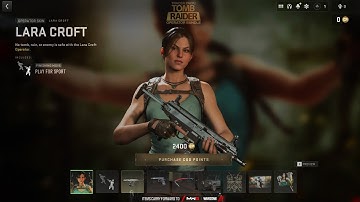 MW2 Tomb Raider Operator Bundle Showcase
