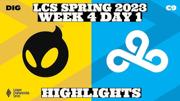 DIG VS C9 | LCS Highlights Week 4 Day 1 | LCS Spring 2023 | by Pro Esports Highlights