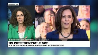 Trump 'surprised' Biden picked Harris for running mate