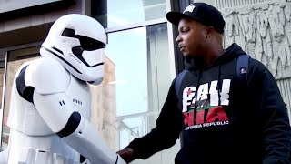 Mark Hamill's UNDERCOVER Stormtrooper Prank | What's Trending Now