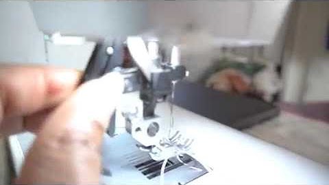 How to set up the IDT in the PFAFF select 3.2 sewing machine / Step by step tutorial