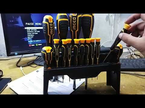 INGCO HKSD1828 Obeng Set, bermagnnet semua