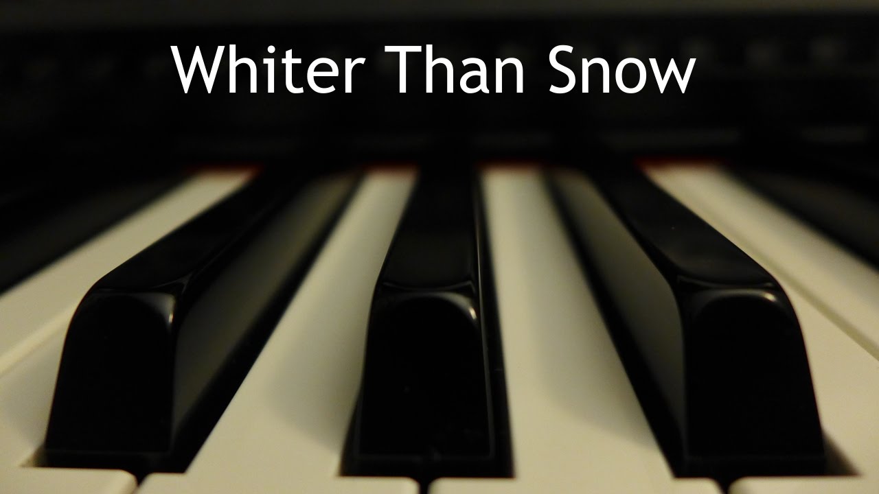 Whiter Than Snow - piano instrumental hymn