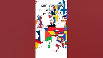 can you find all the mistakes? part 2 european map 🇪🇺
