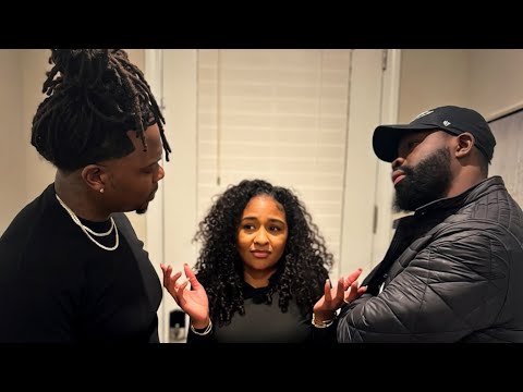 When Diarra’s ex pulls up to her house while D is there!
