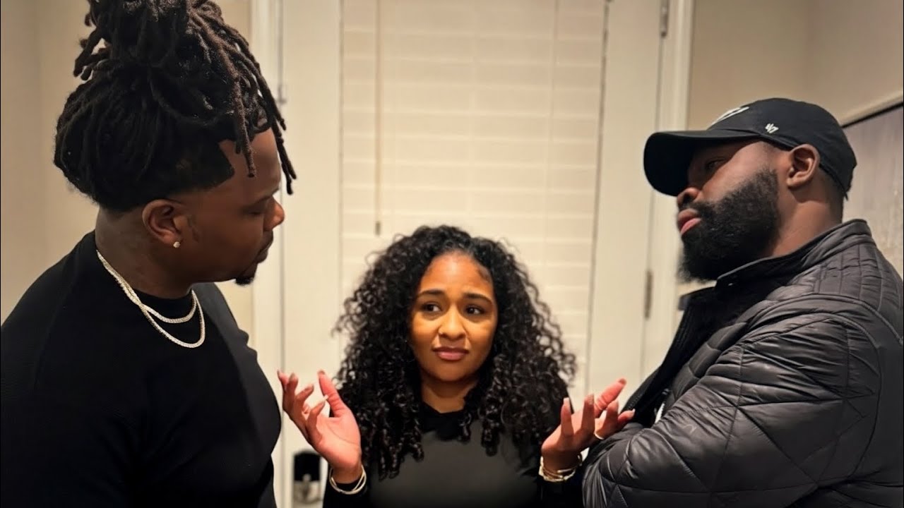 When Diarra’s ex pulls up to her house while D is there!