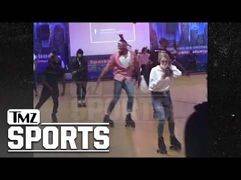 Cam Newton Shredded Roller Rink Dance Floor On Valentine's Day, Amazing Video! | TMZ Sports