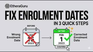 Famous Edit an Enrolment Date for an Existing Student | EtheraGuru Wealth