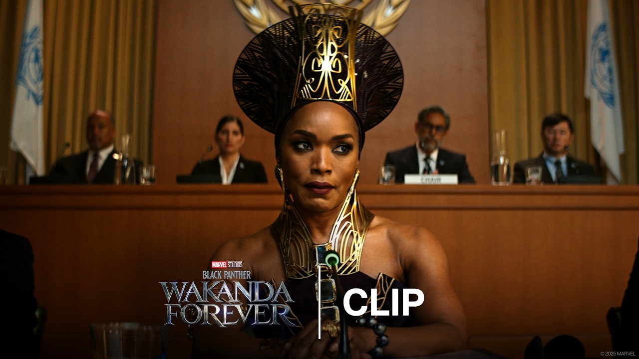 Queen Ramonda's United Nations Speech | Black Panther: Wakanda Forever | Official Clip