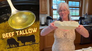 Making Beef Tallow From Scratch At Home - Easy Homestead Recipe!