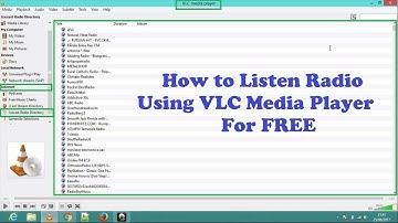 How to Listen Radio Using VLC Media Player For FREE