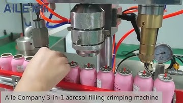3 in 1 aerosol filling machine #machine #manufacturing automobile #automation #aerosol 