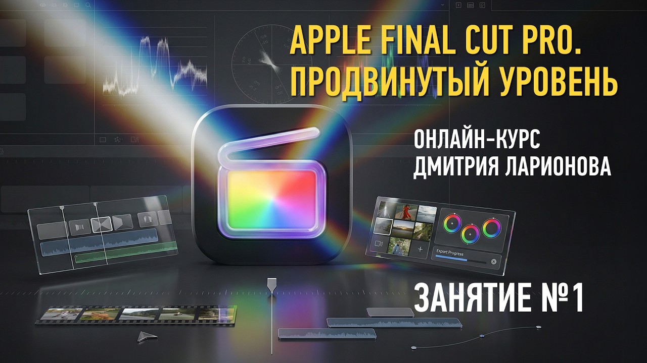 Apple Final Cut Pro. Продвинутый уровень. Занятие №1 (2026 год). Дмитрий Ларионов