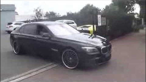 BMW 760LI V12 Biturbo Fast ACCELERATION + Start Up