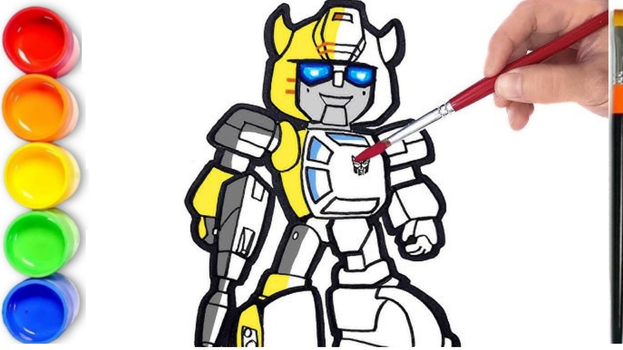 How to Draw Bumblebee Step By Step | Transformers - YouTube