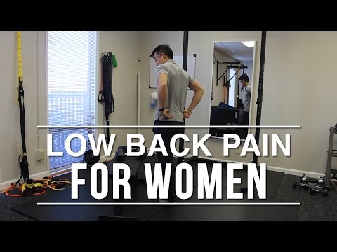 Video: Causes of aching lower back pain in women