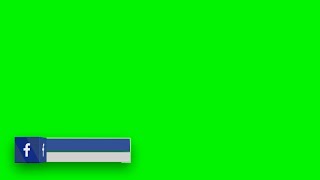 3D Facebook Non Copyright Lower Third Empty Just Include Your Info