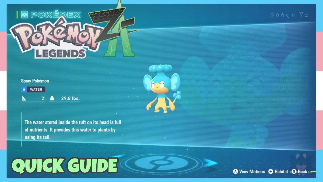 Where To Catch Panpour In Pokemon Legends ZA | Location Quick