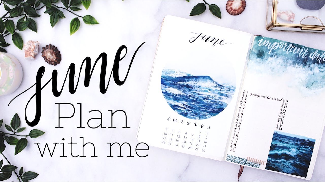 PLAN WITH ME | June 2018 + May Flip Through