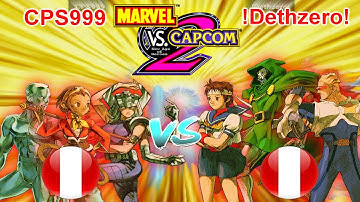 Marvel vs Capcom 2: New Age of Heroes - CPS999 vs !Dethzero!