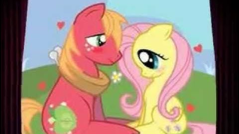 fluttershy and big mac - amazing