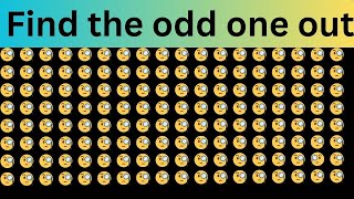 Find the odd one out | find the odd emoji | find the odd one emoji out challenge hard.