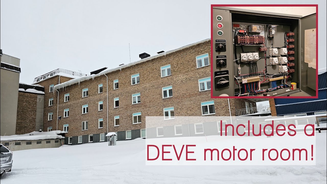 Tour! Elevators at Kiruna hospital - building E, Sweden