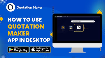 How to Use Quotation Maker App on Desktop | Quotation Maker App For Android | iPhone