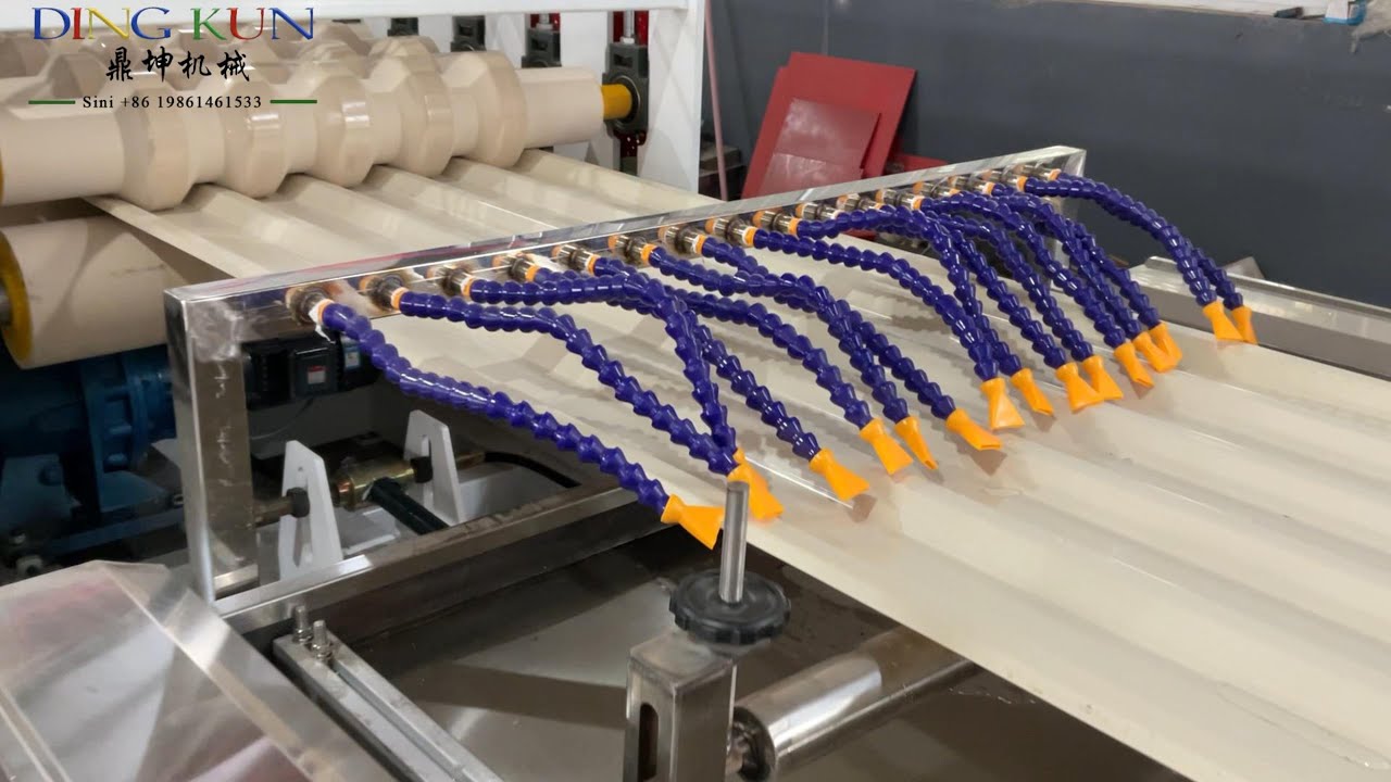 How to Produce ASA Hollow Roof Sheets? ASA Co-Extrusion Roof Sheet Production Line #machine #factory