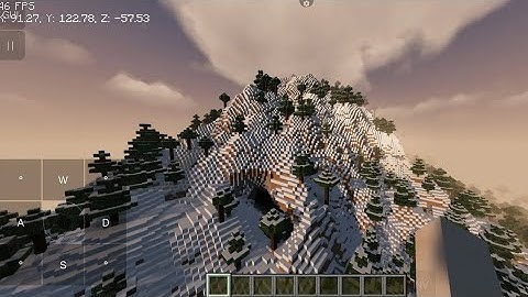MakeUp Ultrafast shaders in mojo launcher Minecraft java edition for MOBILE 🤯