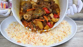 لازم تجربوا طبخ اللحم بهذة الطريقة الاحترافية! ما توقعتها تطلع كذا😲 Mutton and Vegetable Curry