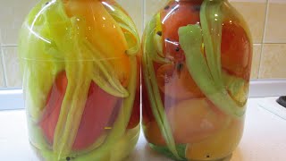 Маринованный сладкий перец на зиму. Перец для фарширования. Консервация и заготовки. Маринованный сладкий перец на зиму. Перец для фарширования. Консервация и заготовки.