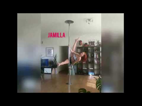 Intermediate pole dance combo Jamilla