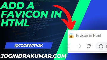 How to add a favicon in Html #html #css #favicon #howto #trending