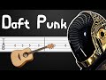 Something About Us - Daft Punk Guitar Tutorial, Guitar Tabs, Guitar Lesson (Fingerstyle)