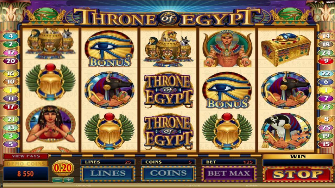Gratuite machine à sous Throne of Egypt de Microgaming Aperçu vidéo | HEX