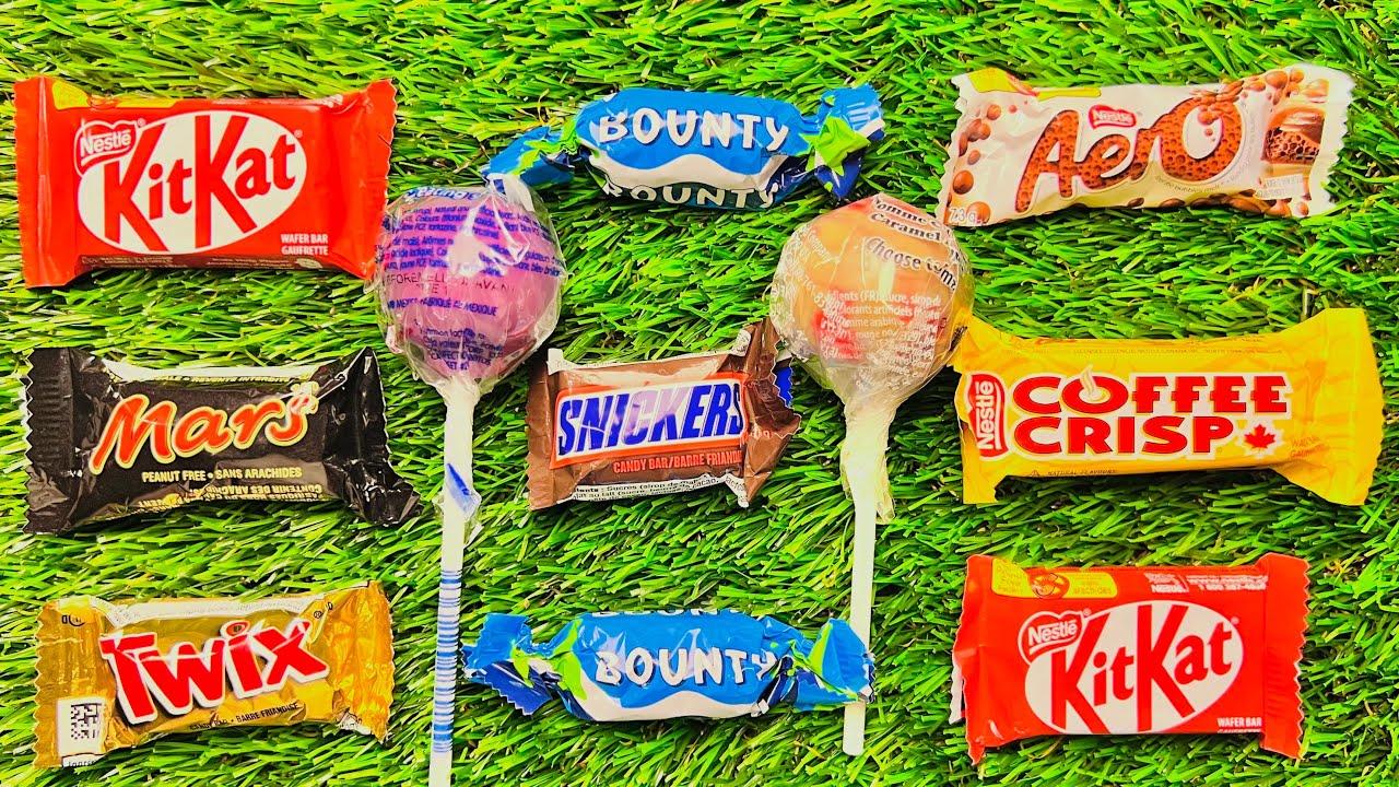 🌟 「癒しASMR✨巨大レインボーロリポップ開封＆チョコ＆グミのカリカリ音で極上満足体験｜Satisfying Candy Unboxing」 🌟