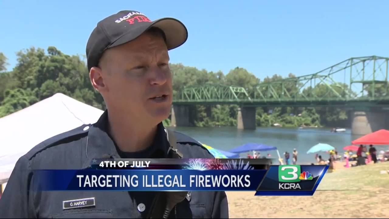 Law enforcement cracks down on illegal fireworks - YouTube