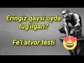 Eringiz qaysi oyda tug ilgan Fe l atvor testi