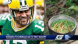 aaron rodgers tobacco smokes a cigarette on Steelers team bonding trip before his 'last rodeo' NFL season Aaron Rodgers says psychedelic drug