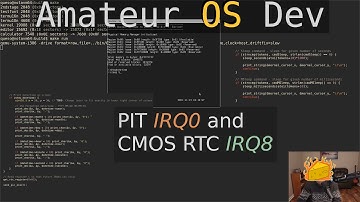 Timer IRQ0 & Real Time Clock IRQ8 | Amateur OS Dev (in C)