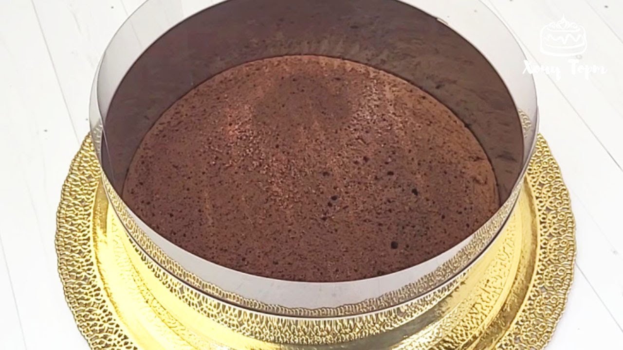 🍫 Очень ВКУСНЫЙ ШОКОЛАДНЫЙ БИСКВИТ ✨ Идеально для тортов с муссом и суфле! 🎂