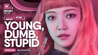 How Would EVERGLOW sing 'Young, Dumb, Stupid' by NMIXX (Line Distribution)